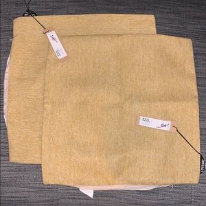 NWOT Throw pillow covers, set of 2